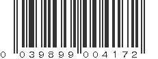 UPC 039899004172