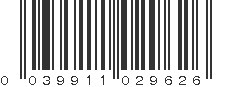 UPC 039911029626