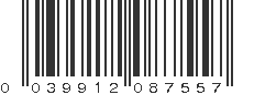 UPC 039912087557