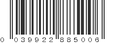 UPC 039922885006