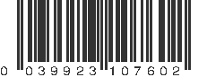 UPC 039923107602