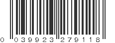 UPC 039923279118