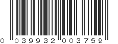 UPC 039932003759