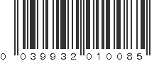 UPC 039932010085