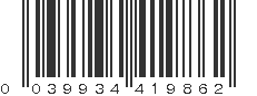 UPC 039934419862