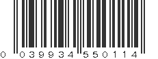 UPC 039934550114