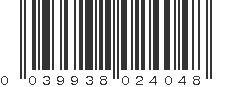 UPC 039938024048