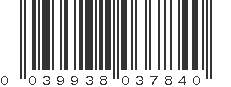 UPC 039938037840