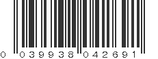 UPC 039938042691