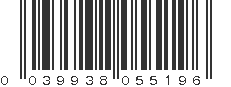 UPC 039938055196