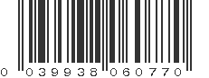 UPC 039938060770