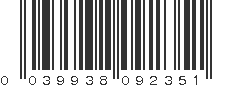 UPC 039938092351