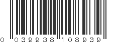 UPC 039938108939