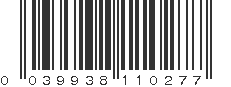 UPC 039938110277