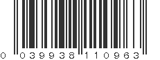 UPC 039938110963