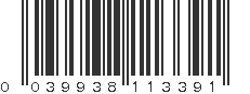 UPC 039938113391