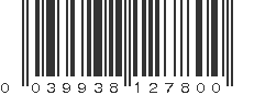 UPC 039938127800