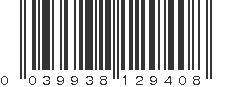 UPC 039938129408