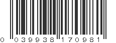 UPC 039938170981