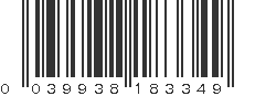 UPC 039938183349