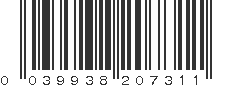 UPC 039938207311