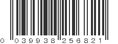 UPC 039938256821