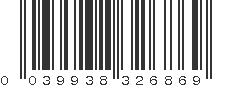 UPC 039938326869