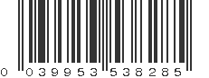 UPC 039953538285