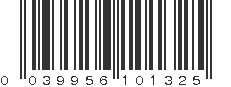 UPC 039956101325