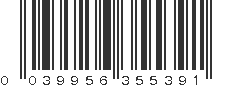 UPC 039956355391