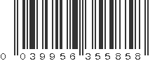 UPC 039956355858