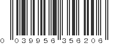 UPC 039956356206