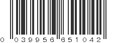 UPC 039956651042