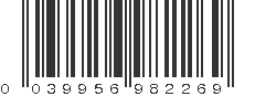 UPC 039956982269