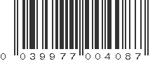 UPC 039977004087