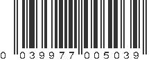 UPC 039977005039