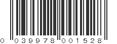 UPC 039978001528