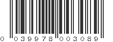 UPC 039978003089