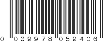 UPC 039978059406