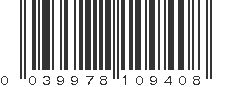 UPC 039978109408