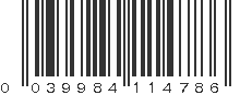 UPC 039984114786