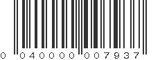 UPC 040000007937