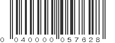 UPC 040000057628