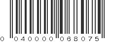 UPC 040000068075