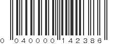 UPC 040000142386