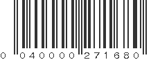 UPC 040000271680