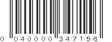 UPC 040000347156