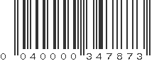 UPC 040000347873