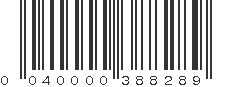 UPC 040000388289