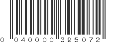 UPC 040000395072